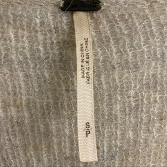 Free People x REVOLVE Ivory Juliet Babydoll Dress alpaca wool blend size small - Picture 5 of 7